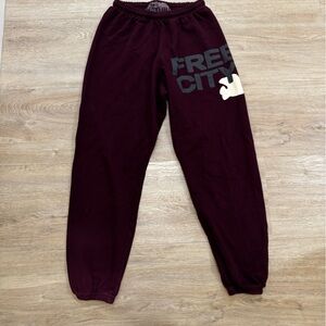 Free city logo sweatpants